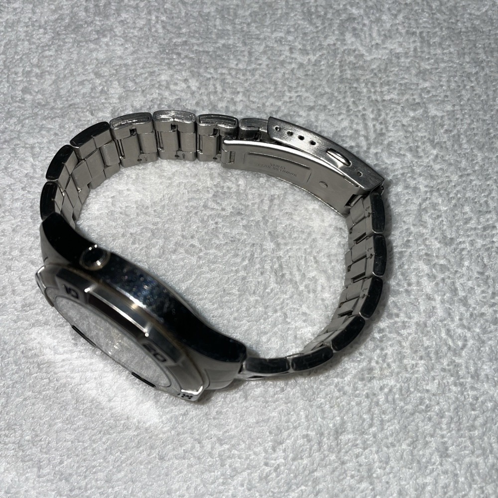 CASIO WAVE CEPTOR #4756 WVQ-142A Men's Watch Alarm 44mm Needs Battery #1 - Picture 5 of 14